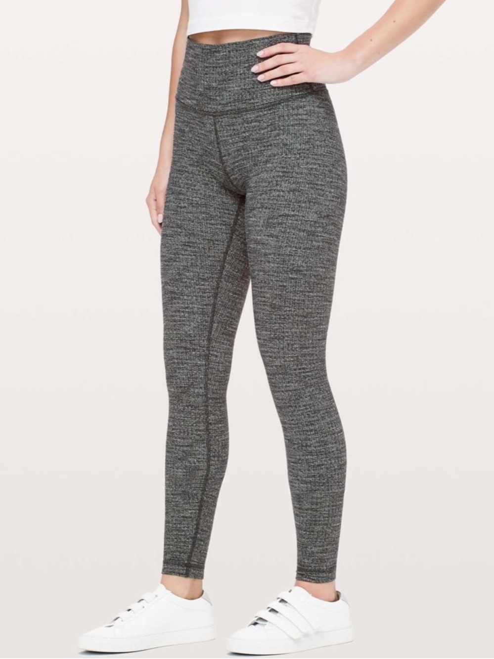 Lululemon Wunder Under High-Rise Tight *28" Black Gray Grey Size 8 W5AXCS